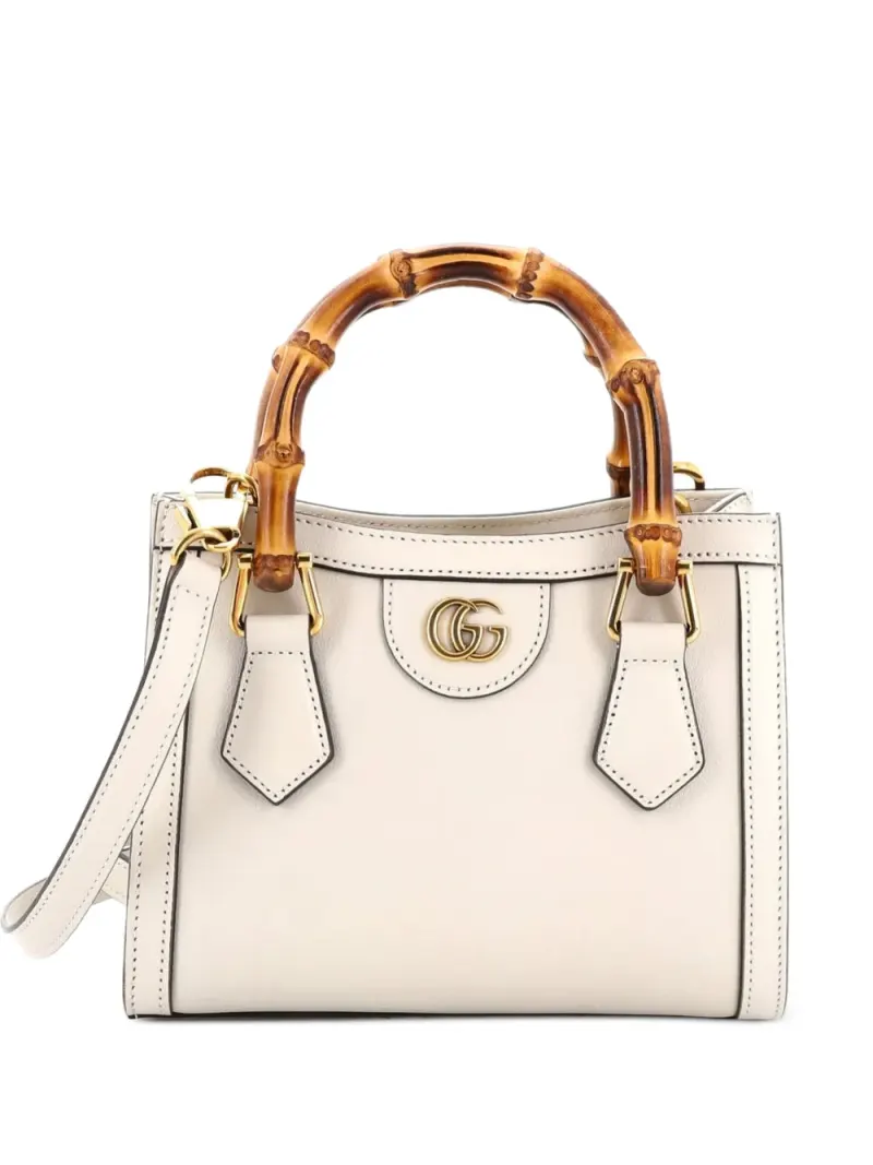 Gucci Mini Diana NM Bamboo Handle Tote Bag Mini in Nude