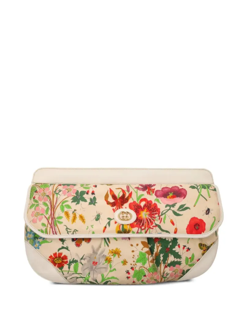 Gucci Flora in Nude – Pre-owned Taschen
