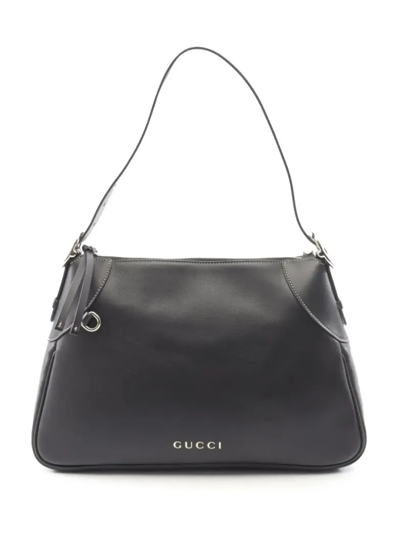 Gucci GG Emblem in Schwarz – Schultertaschen