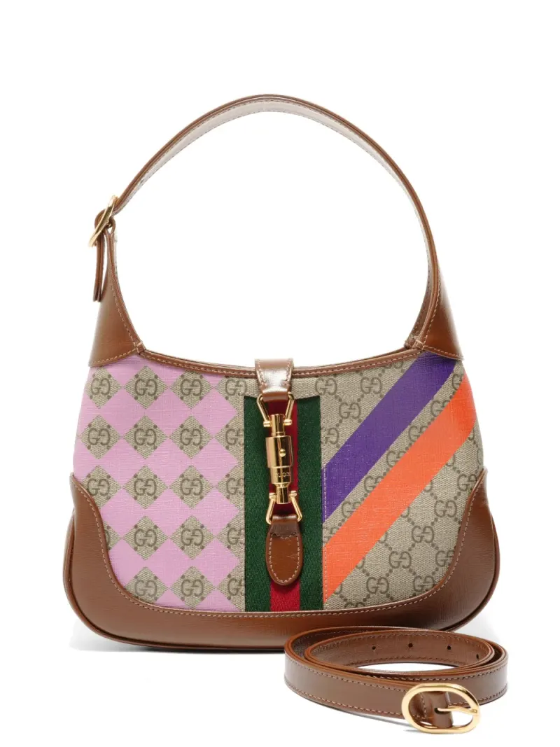 Gucci 2016-2025 GG Jackie 1961 shoulder bag in Braun