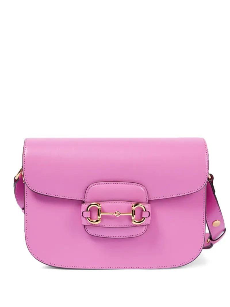 Gucci Horsebit 1955 Schultertasche in Rosa