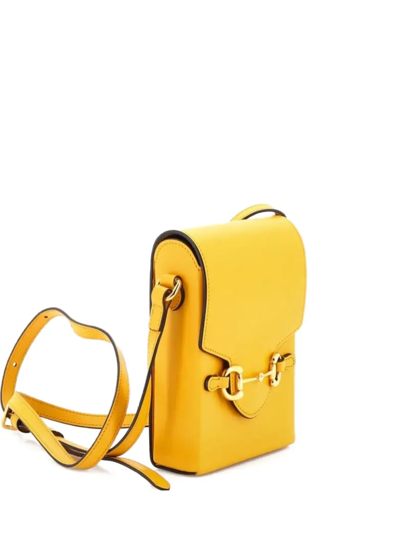 Gucci Horsebit 1955 Mini in Gelb – Pre-owned Taschen
