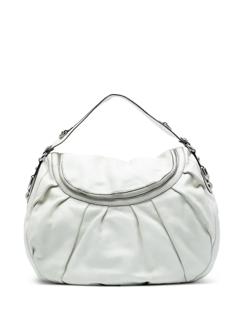 Gucci Icon Bit Satchel-Tasche in Weiß Kalbsleder-Leder – Pre-owned Taschen
