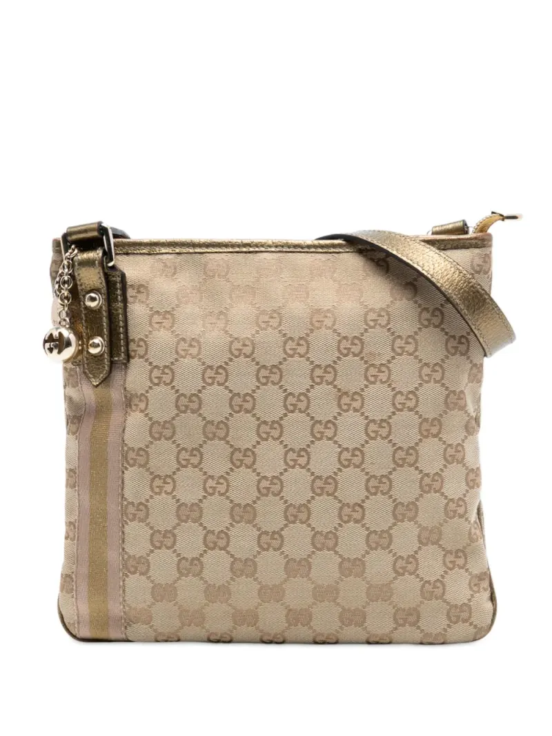 Gucci Jolicoeur in Braun Gg-Canvas-Leder – Pre-owned Taschen