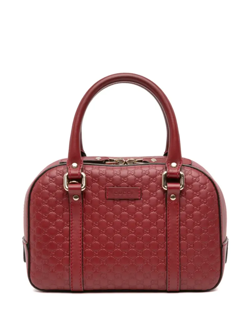 Gucci Microguccissima Bree Satchel-Tasche in Rot Guccissima-Leder – Pre-owned Taschen