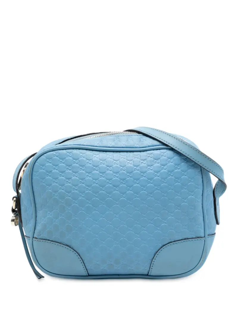 Gucci Microguccissima Bree in Blau Guccissima-Leder – Pre-owned Taschen