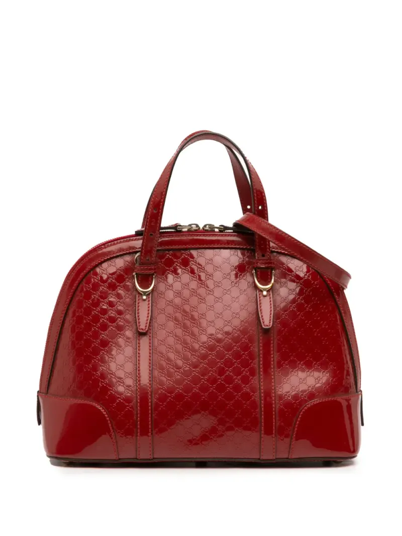 Gucci Microguccissima Nice Dome Satchel-Tasche in Rot Guccissima-Leder – Pre-owned Taschen