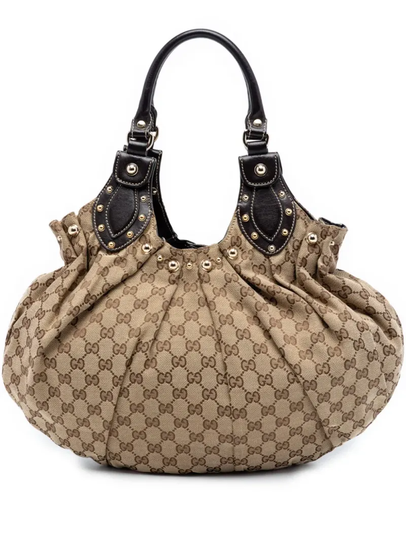Gucci 2016-2026 Pelham Beuteltasche aus GG Canvas in Nude Gg-Canvas-Leder