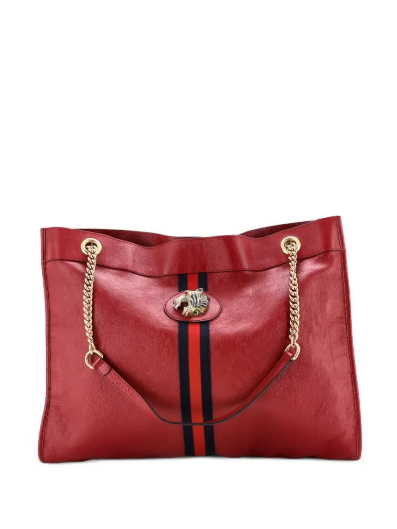 Gucci Rajah Chain in Rot – Pre-owned Taschen