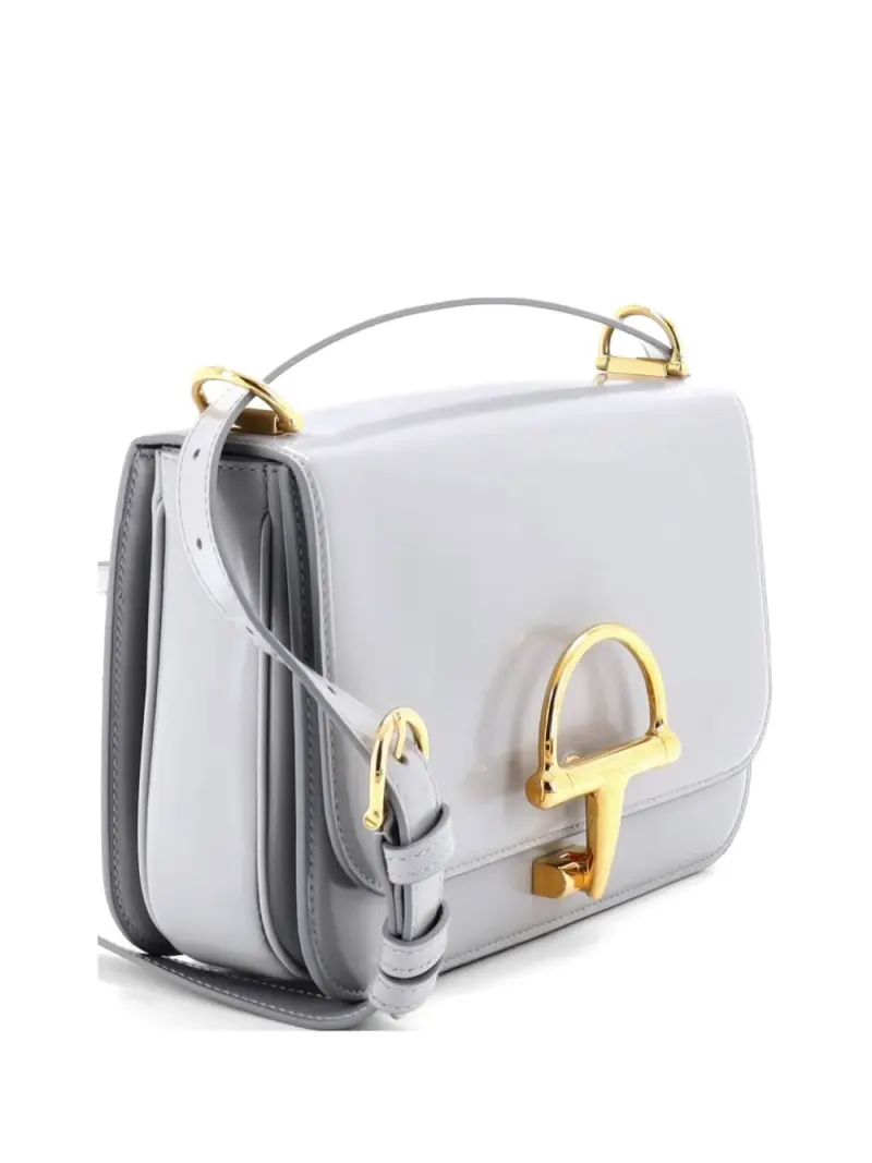 Gucci Kleine Siena Schultertasche in Grau