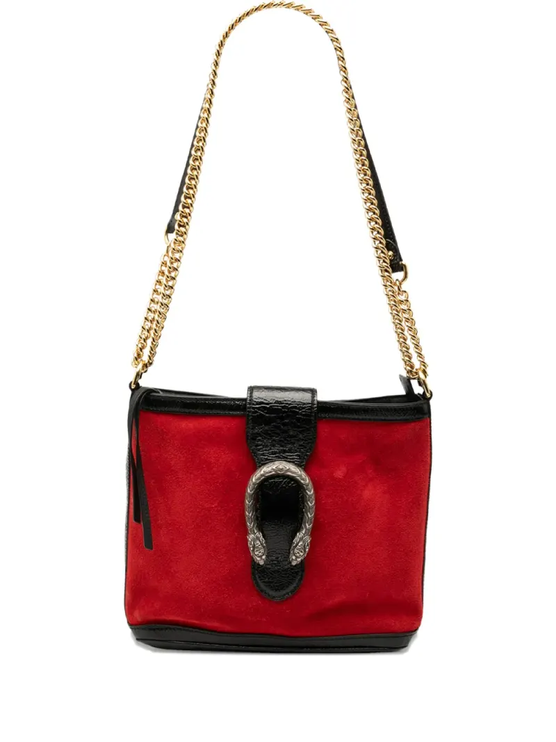 Gucci 2016-2025 Suede Dionysus bucket bag in Schwarz