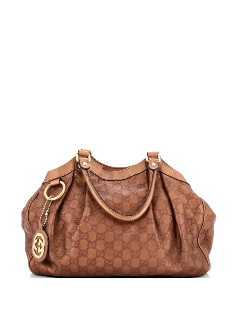 Gucci Sukey Guccissima in Braun Guccissima-Leder – Pre-owned Taschen