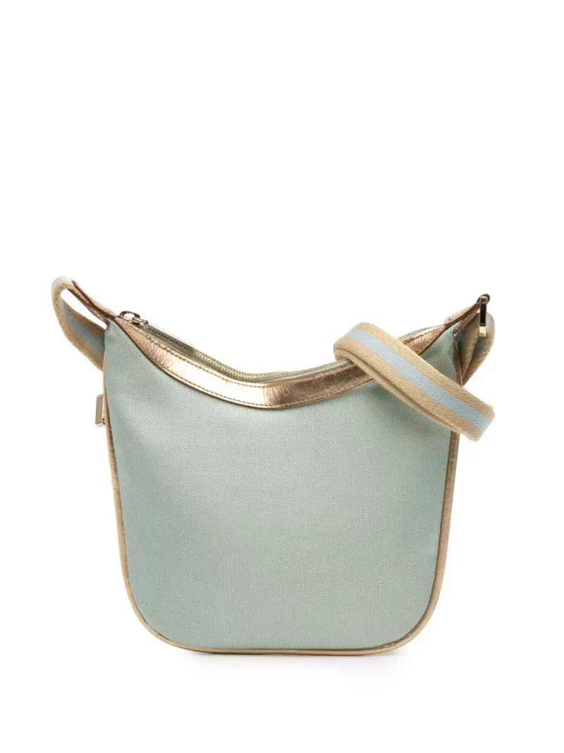 Gucci 2000-2015 Web Tasche aus Canvas in Blau