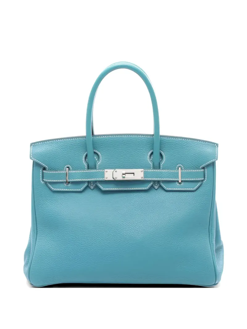 Hermès 2004 Birkin Tote Bag in Blau