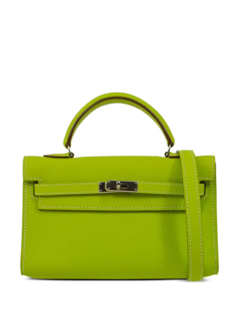 Hermès 2011 Tiny Kelly Handtasche in Grün