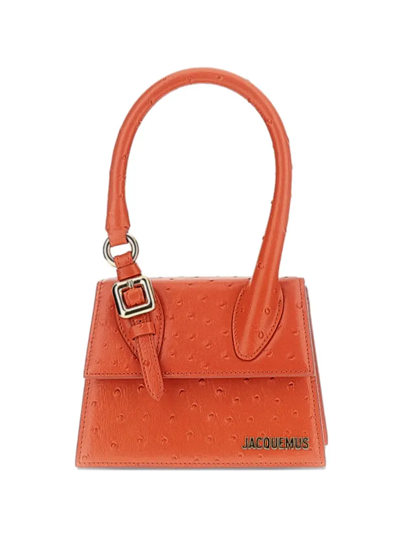 Jacquemus Chiquito Clutch mit Schnalle in Orange