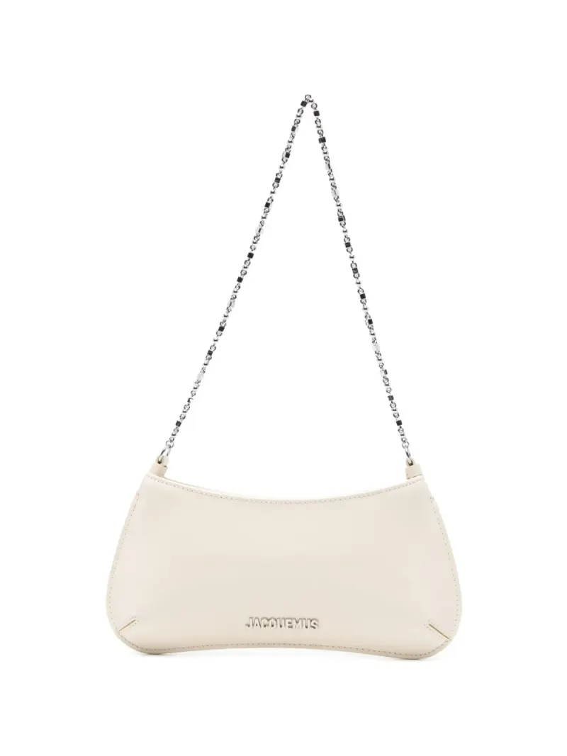 Jacquemus Le Petit Bisou Schultertasche in Nude