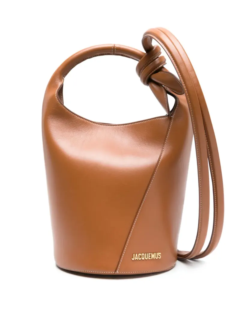 Jacquemus Le Petit Tourni Beuteltasche in Braun