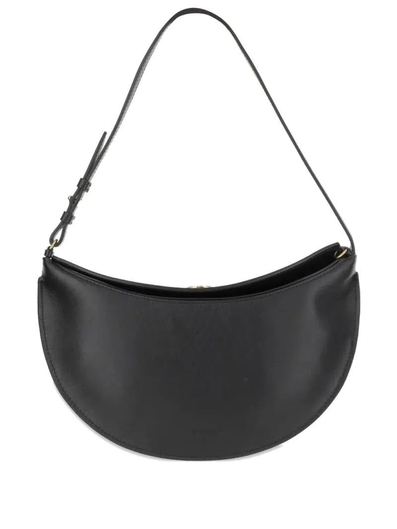 Jacquemus Kleine Oval Schultertasche in Schwarz