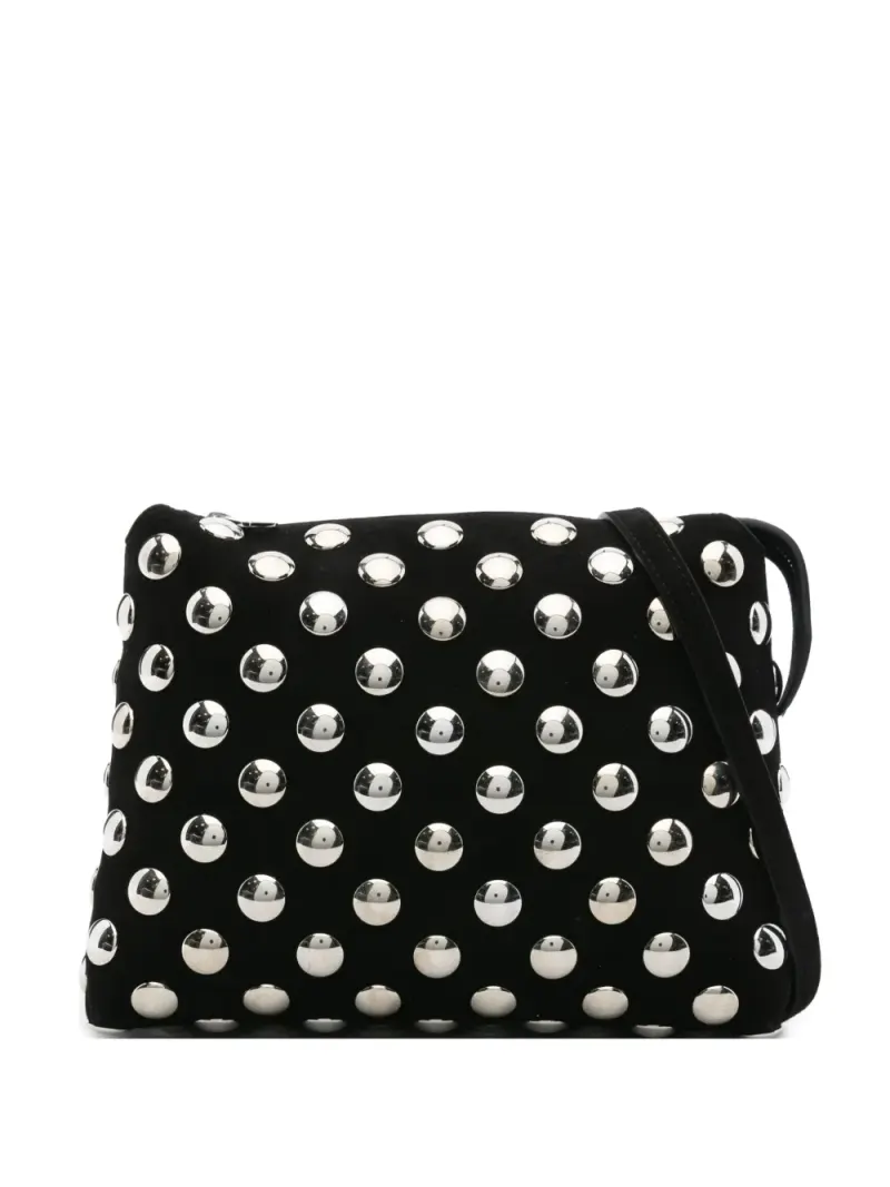 Khaite Lina Clutch mit Nieten in Schwarz