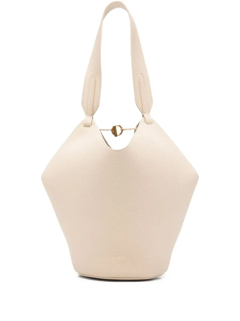 Khaite Mini Lotus Shopper Mini in Nude