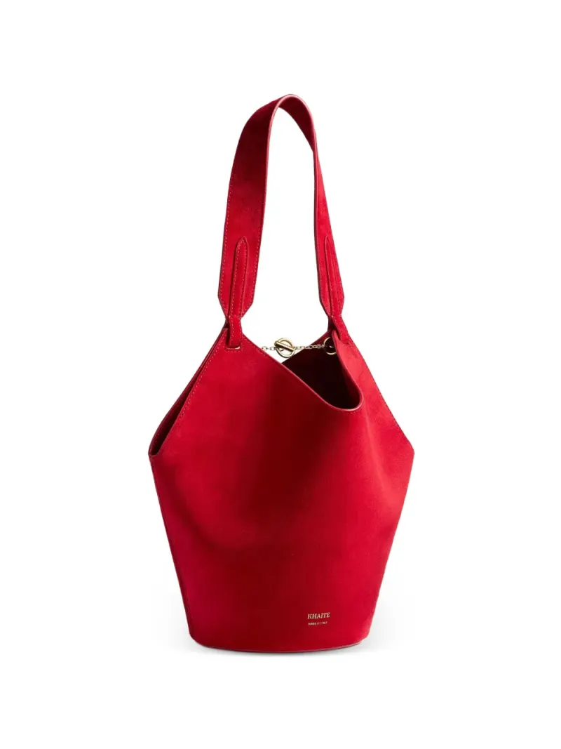 Khaite Mini Lotus Tote Mini in Rot
