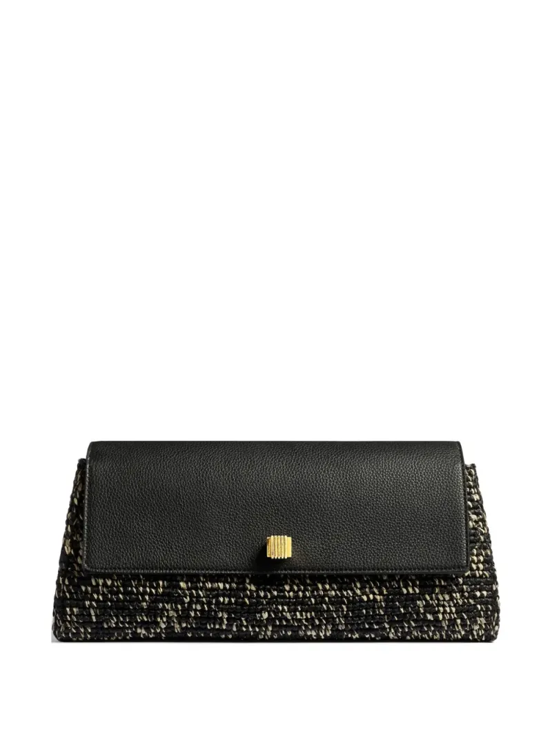 Khaite Strukturierte Clutch in Schwarz