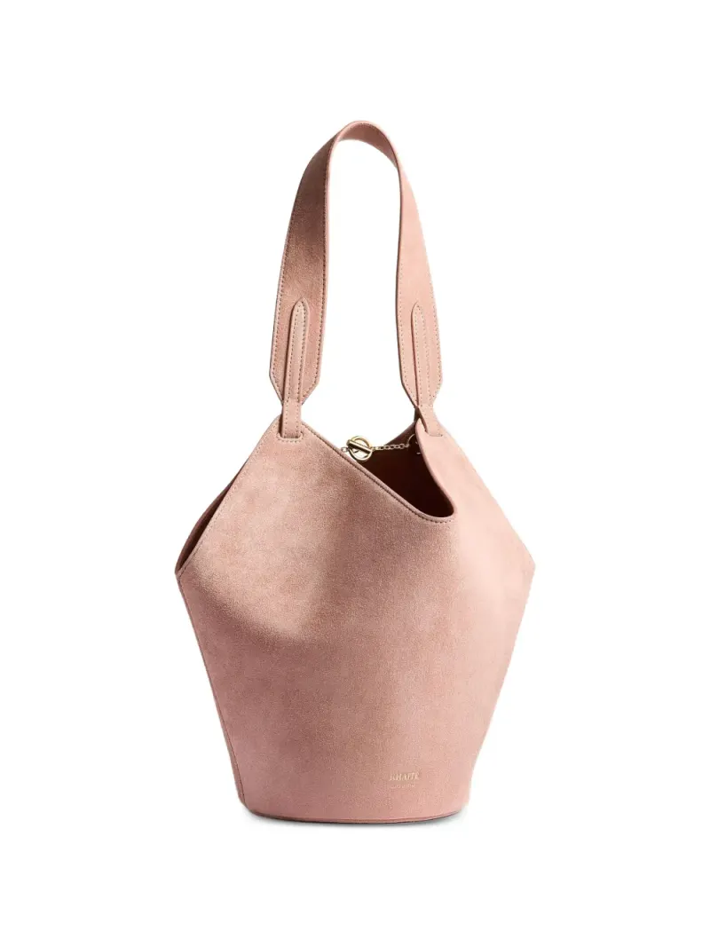Khaite Tote Bag mit Logo in Rosa