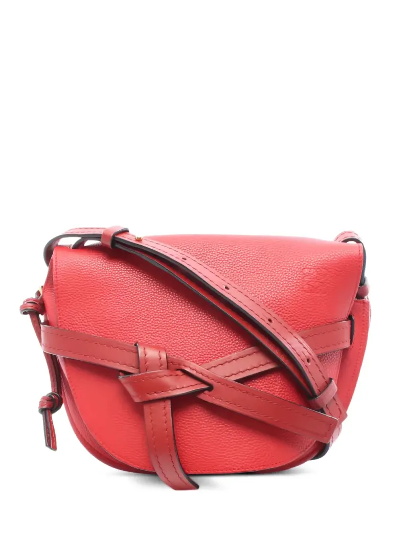 Loewe 2010s kleine Gate Schultertasche in Rot