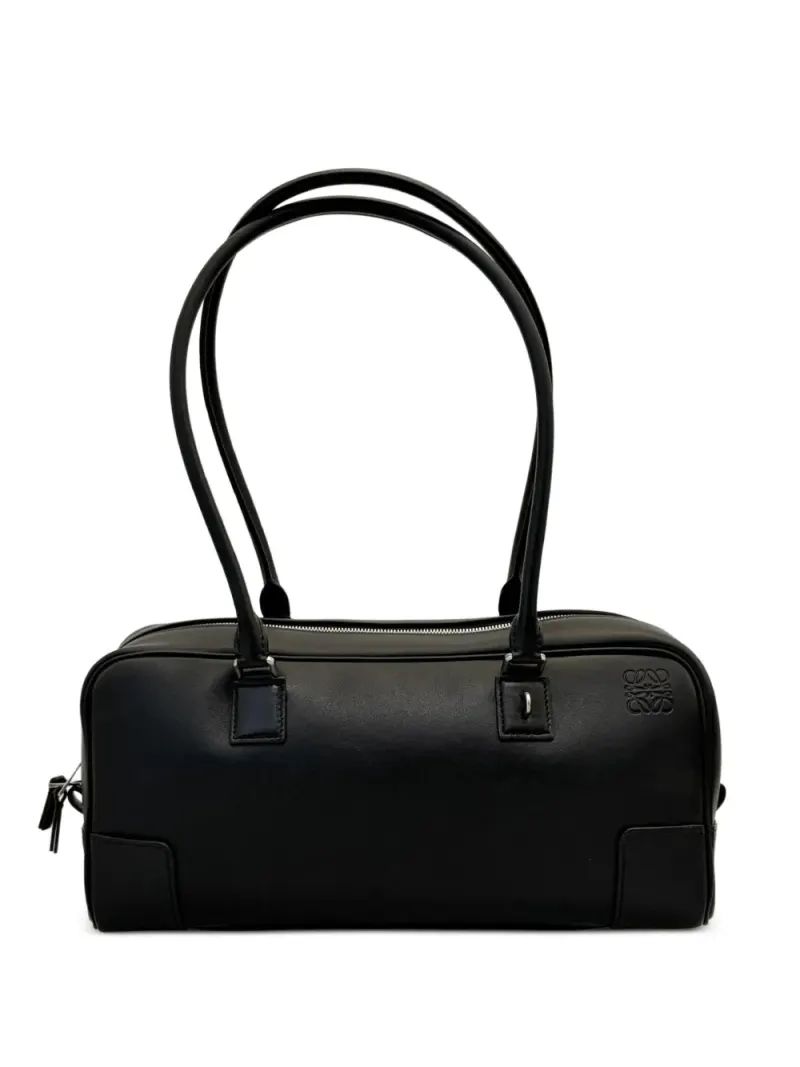Loewe 31 Amazona Schultertasche mit Schloss in Schwarz