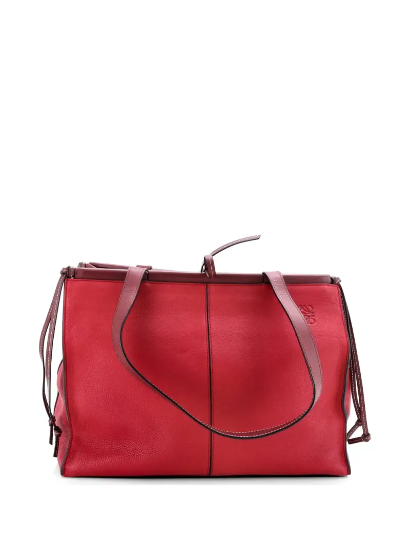 Loewe Großer Cushion Tote Bag in Rot