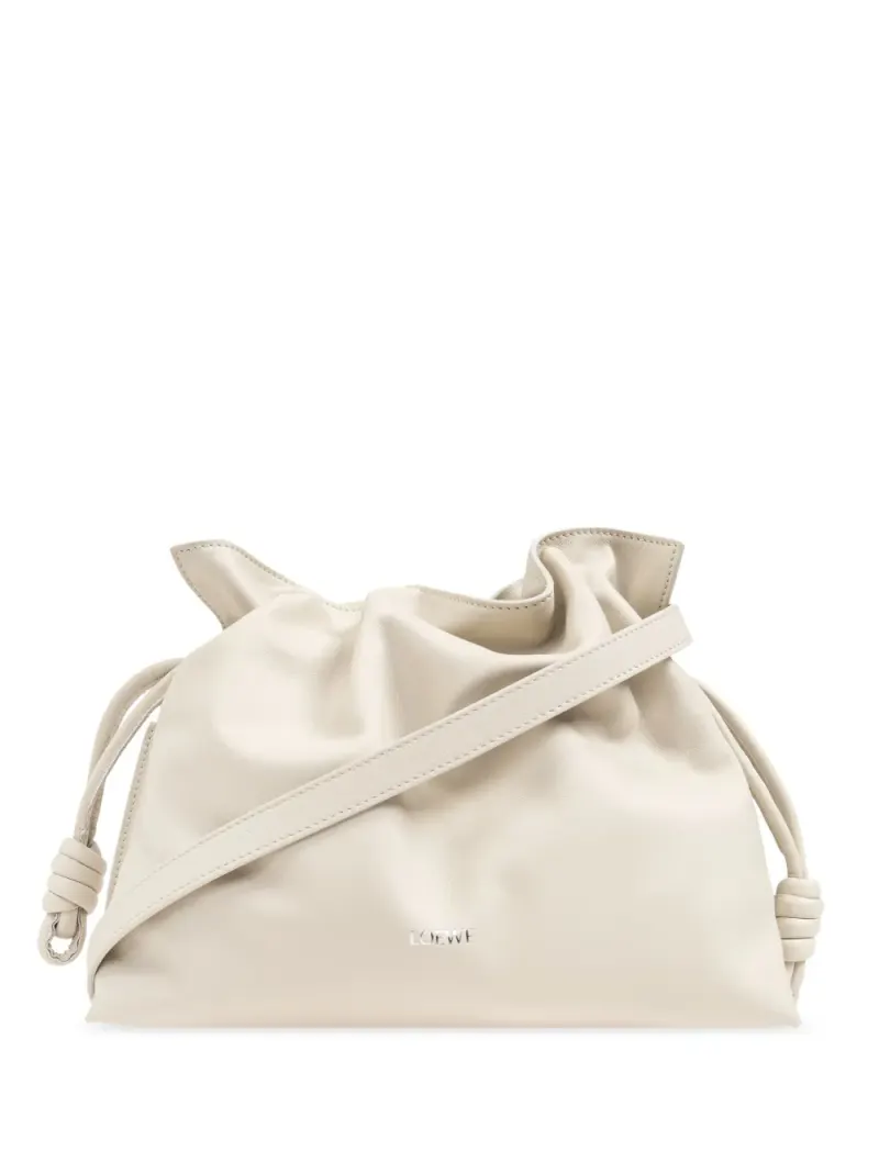 Loewe Flamenco Clutch in Nude