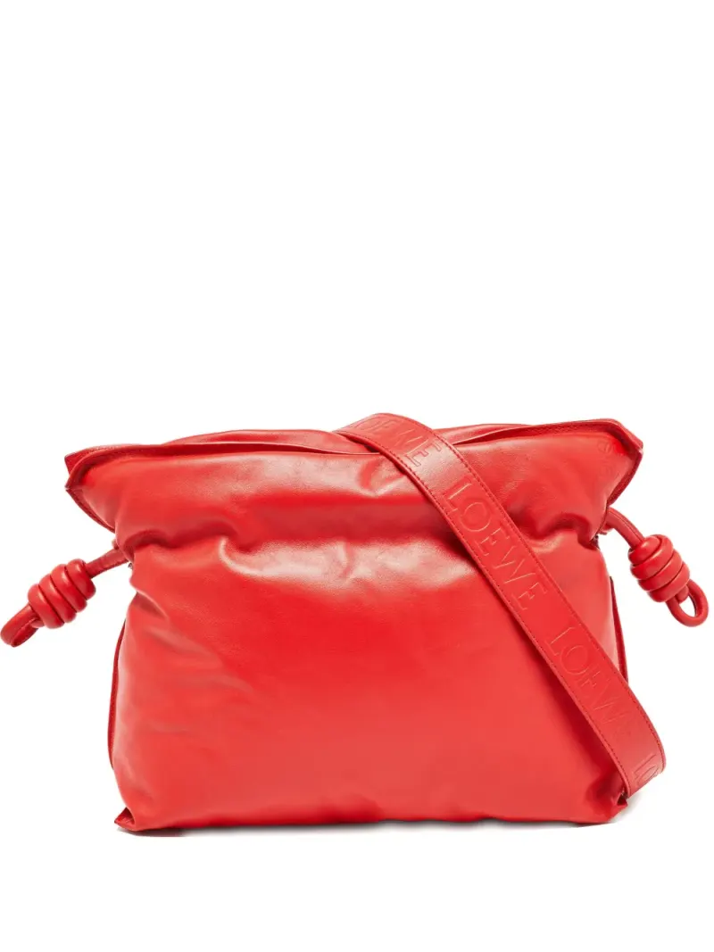 Loewe Flamenco Schultertasche in Rot