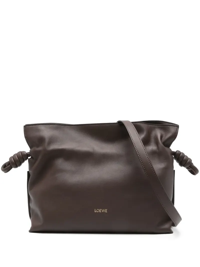 Loewe Flamenco Clutch in Braun