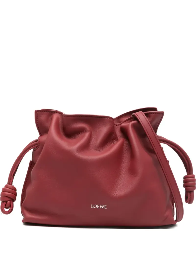 Loewe Flamenco Clutch in Rot