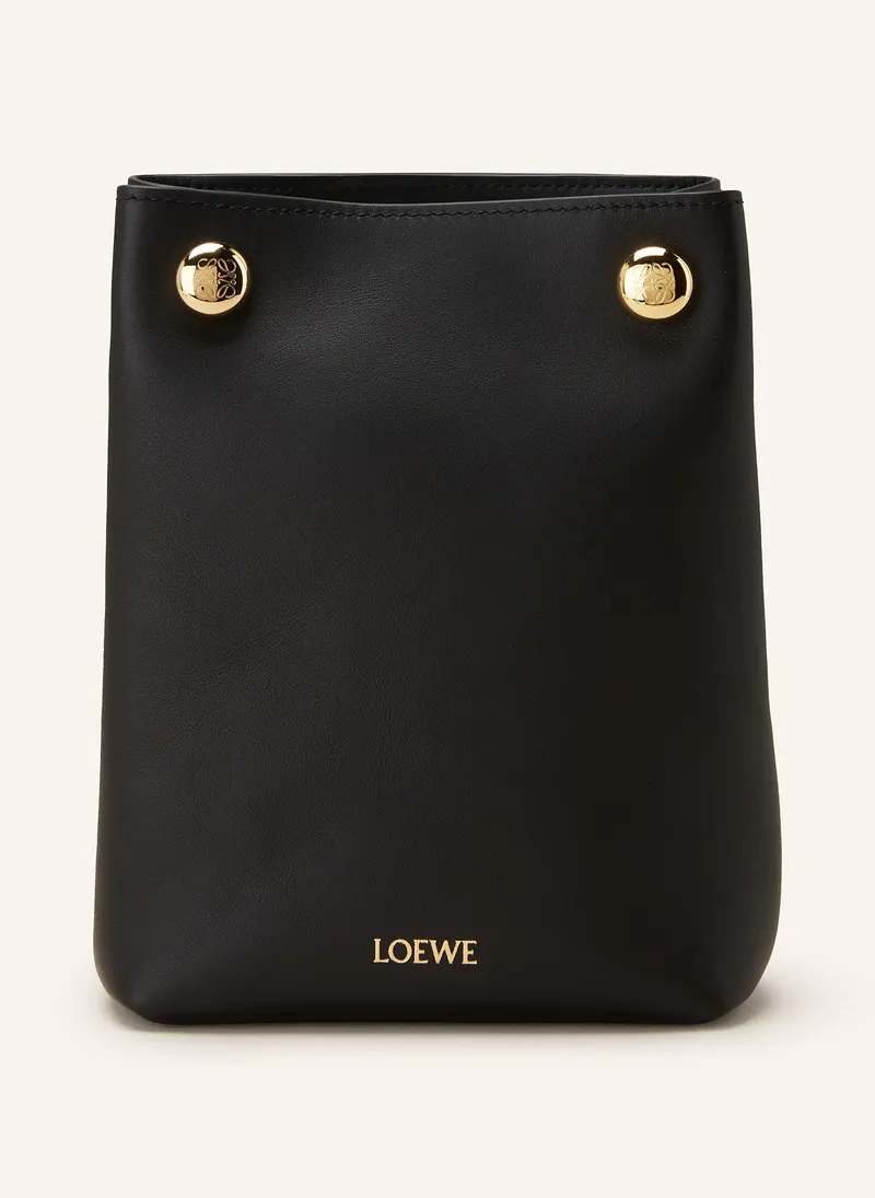 Loewe Pebble in schwarz – Umhängetasche