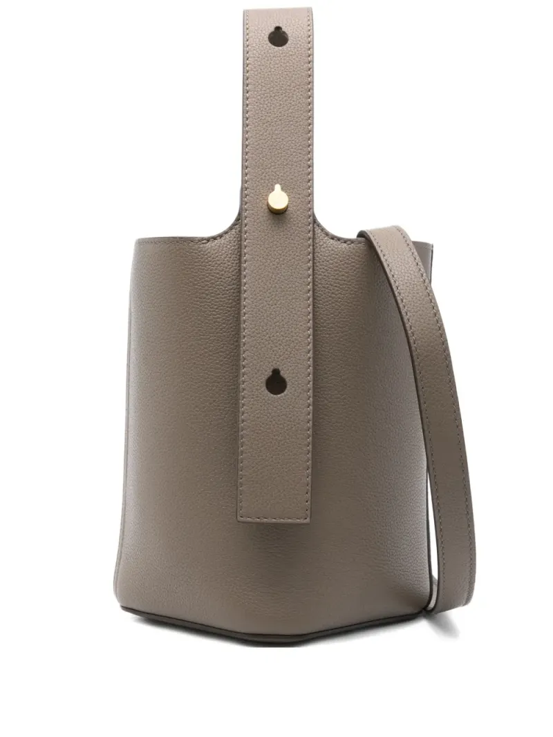 Loewe Mini Pebble Beuteltasche Mini in Grau