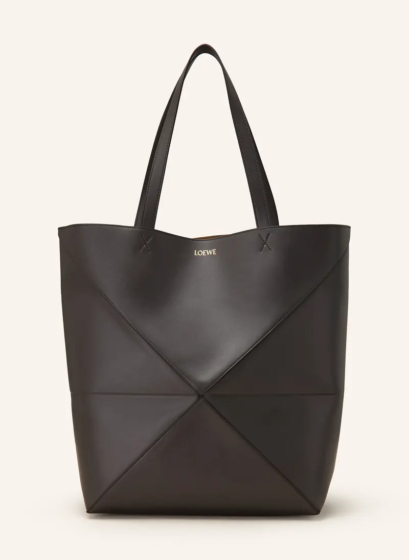 Loewe Puzzle Fold Tote Large in grau – Shopper