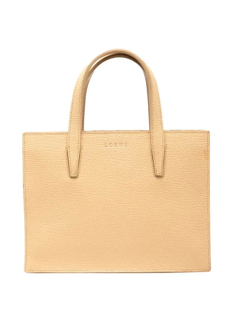 Loewe 2019 Tote Bag aus Leder in Nude