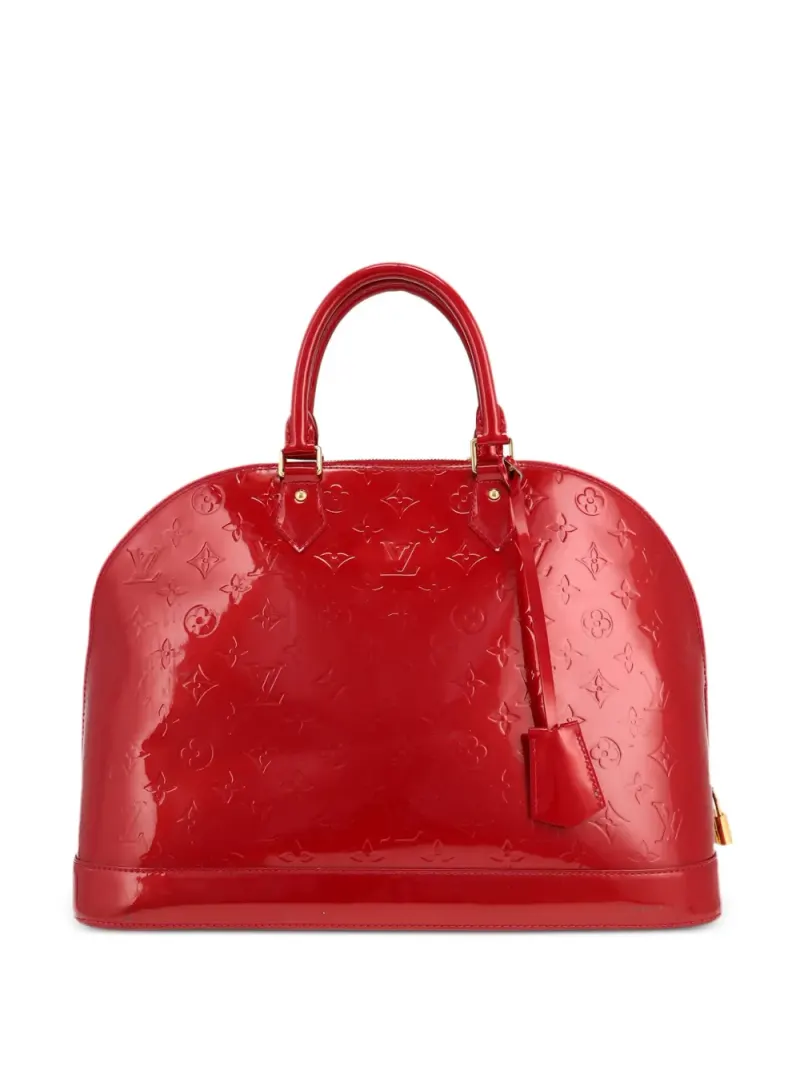 Louis Vuitton Große Alma Handtasche in Rot