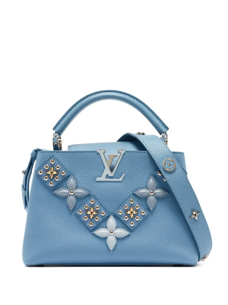 Louis Vuitton Capucines in Blau – Henkeltasche