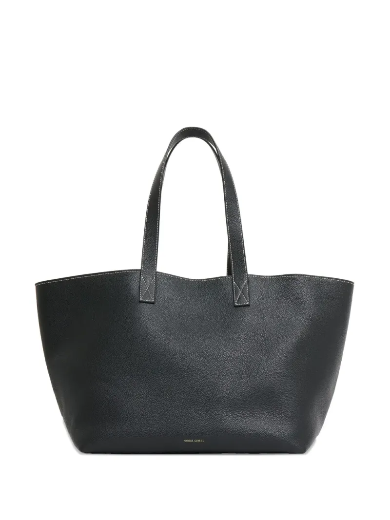 Mansur Gavriel Carryall Tote Bag aus Leder in Schwarz