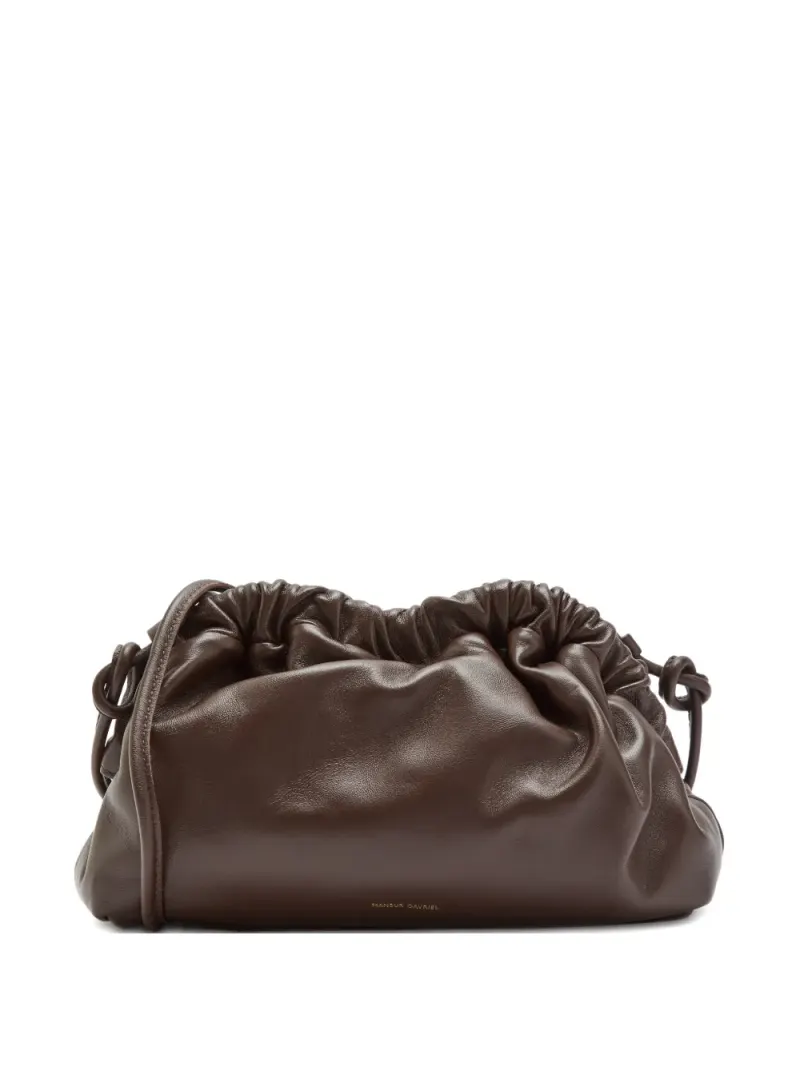 Mansur Gavriel Mini Cloud Clutch Mini in Braun