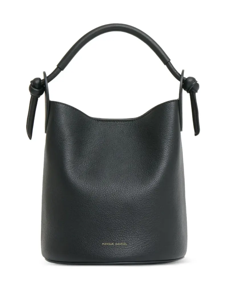 Mansur Gavriel Mini Fortuna Beuteltasche Mini in Schwarz