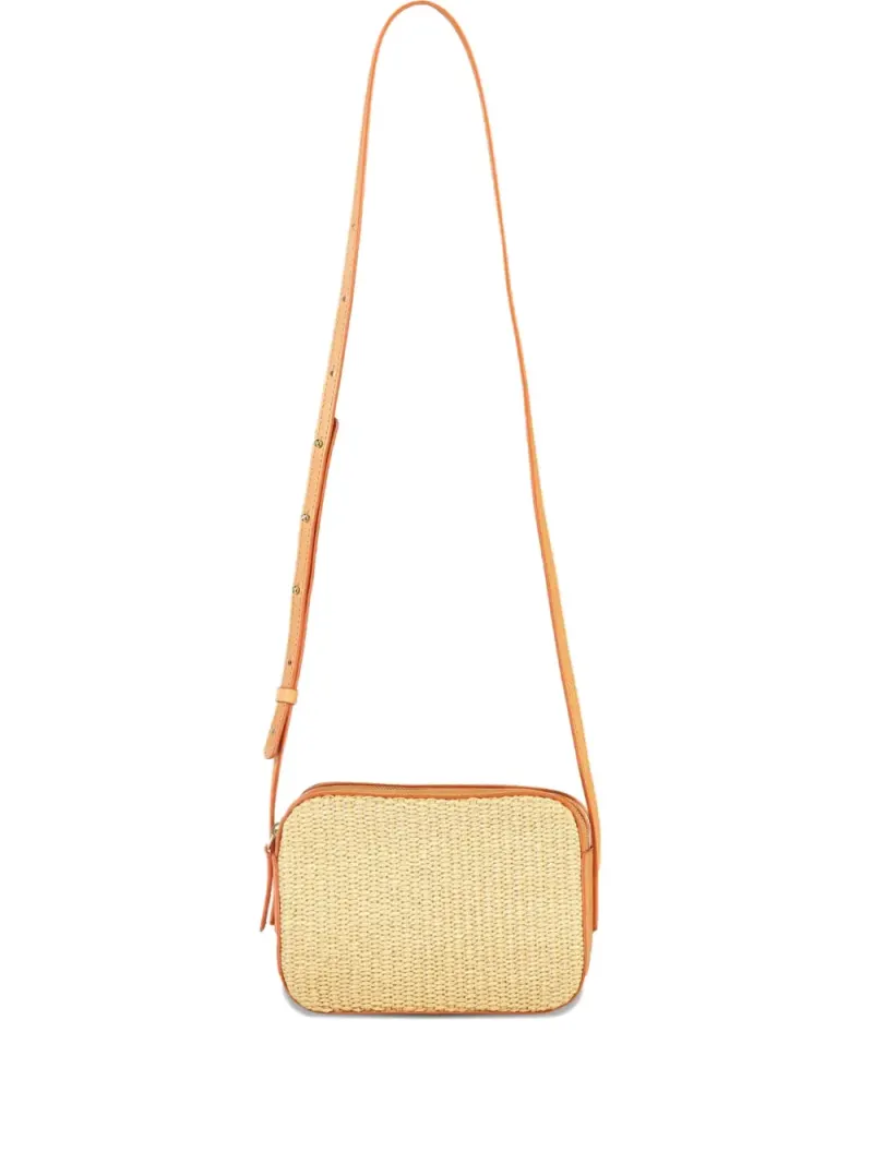 Mansur Gavriel Gewebte Camera Tasche in Nude