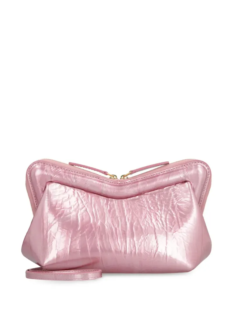 Mansur Gavriel Mini M Frame Clutch Mini in Rosa