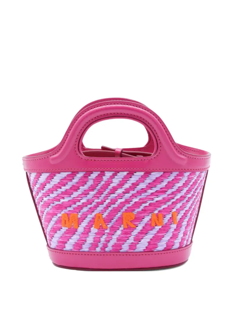 Marni Cassis Tote Bag in Rosa