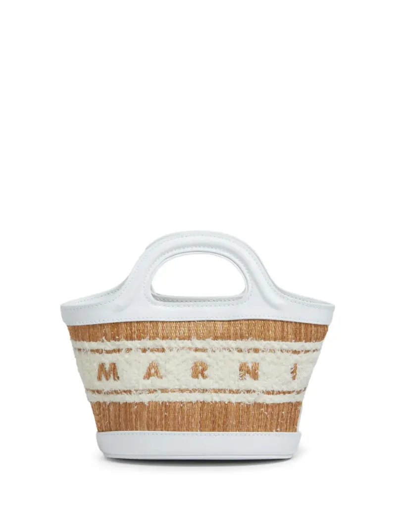 Marni Gewebter Shopper in Nude