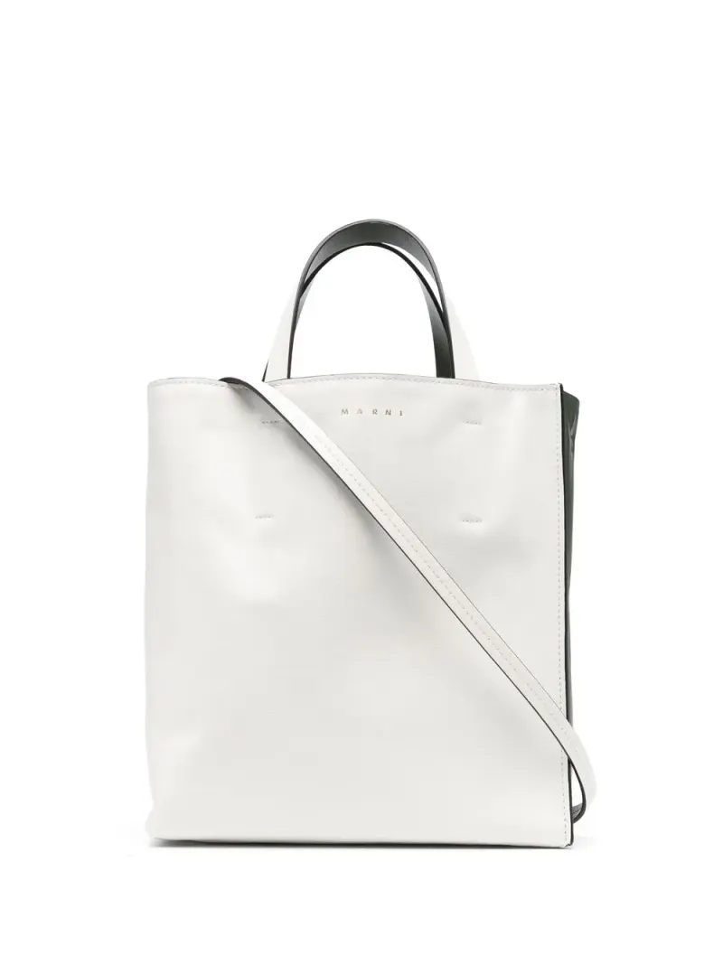 Marni Kleine Museo Handtasche in Weiß