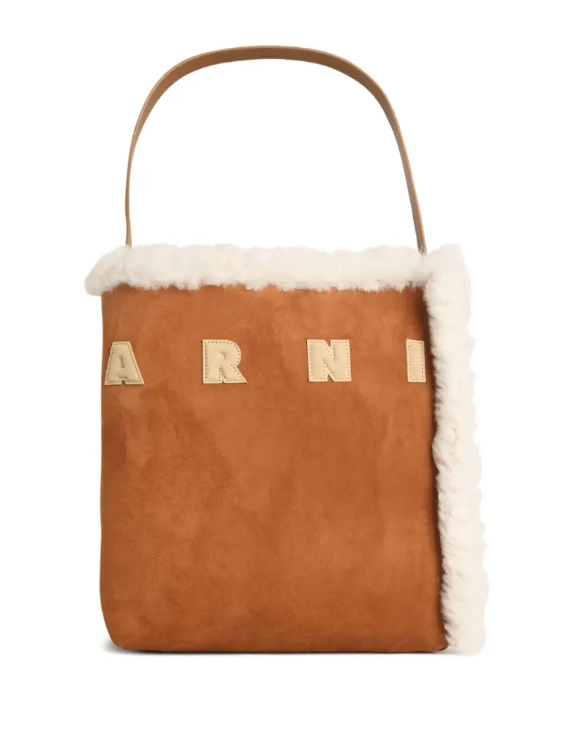 Marni Museo Schultertasche in Braun
